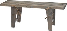 Harmaa, 120 cm leve&auml; EcoFurn Ekopenkki m&auml;nnyst&auml;.