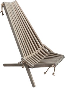 EcoFurn Ekotuoli saarni, harmaaksi &ouml;ljytty