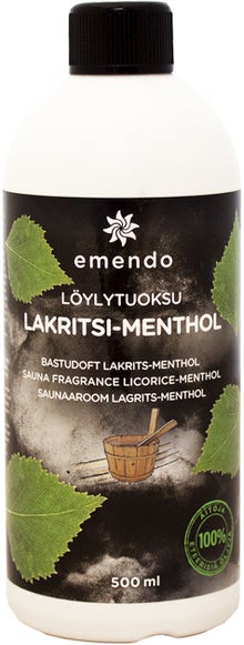 Lakritsi - Menthol saunatuoksu 500 ml Emendo